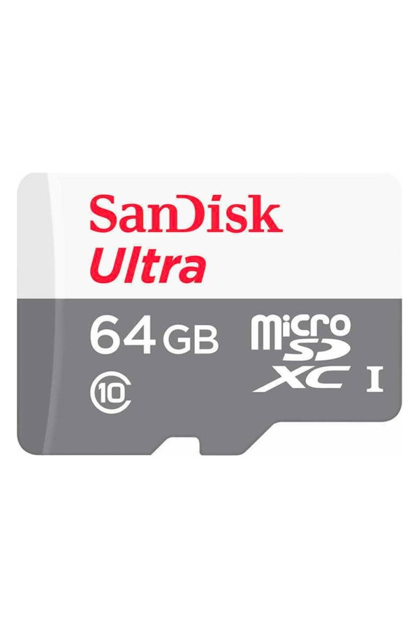 SanDisk Ultra microSDXC 64GB Class 10 U1 (SDSQUNR-064G-GN3MN) (SANSDSQUNR-064G-GN3MN)