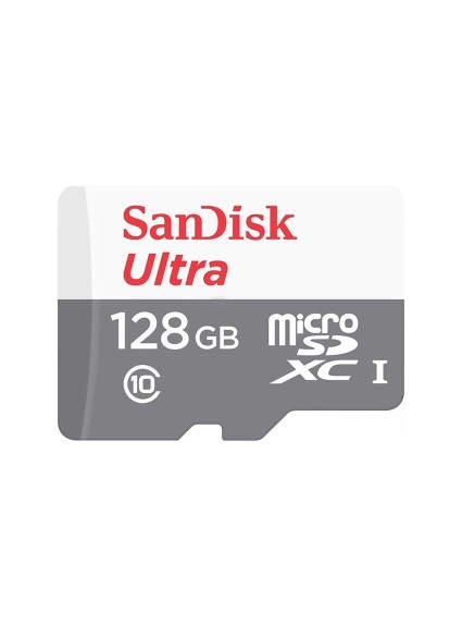 Sandisk Ultra microSDXC UHS-I 128GB Card (SDSQUNR-128G-GN6MN) (SANSDSQUNR-128G-GN6MN)