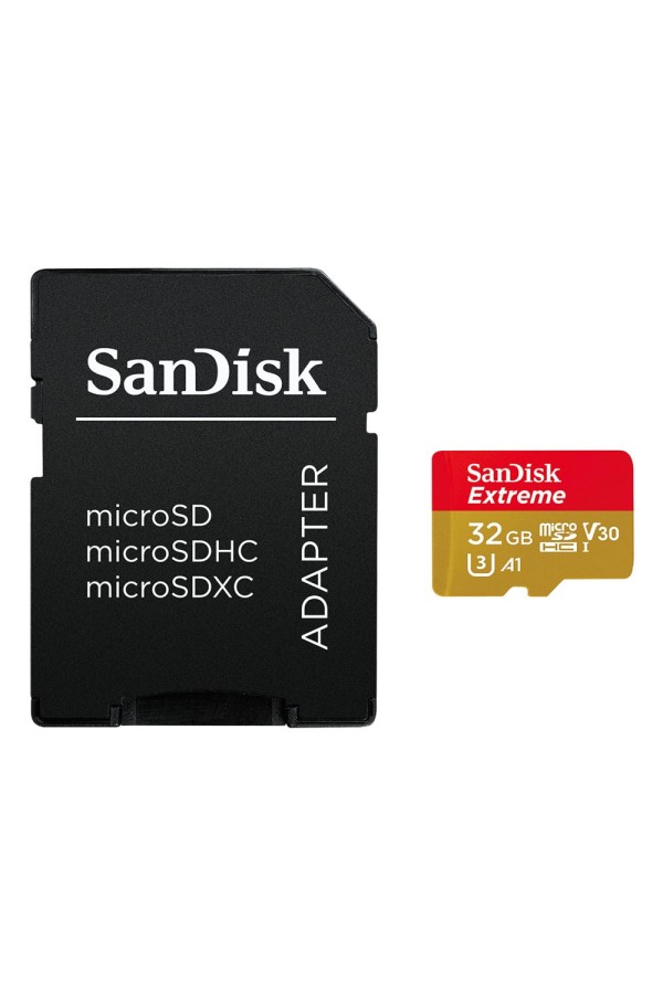Sandisk microSDXC ActionExtreme Memory Card 32GB (SDSQXAF-032G-GN6AA) (SANSDSQXAF-032G-GN6AA)