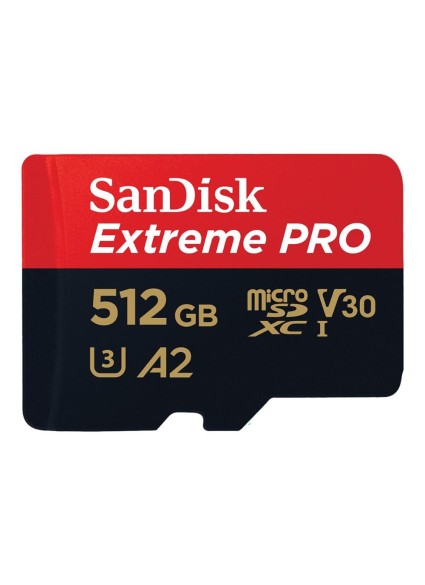 SanDisk Extreme Pro microSD 512GB + SDAdapter (SDSQXCD-512G-GN6MA) (SANSDSQXCD-512G-GN6MA)