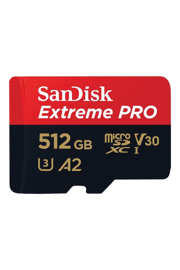 SanDisk Extreme Pro microSD 512GB + SDAdapter (SDSQXCD-512G-GN6MA) (SANSDSQXCD-512G-GN6MA)