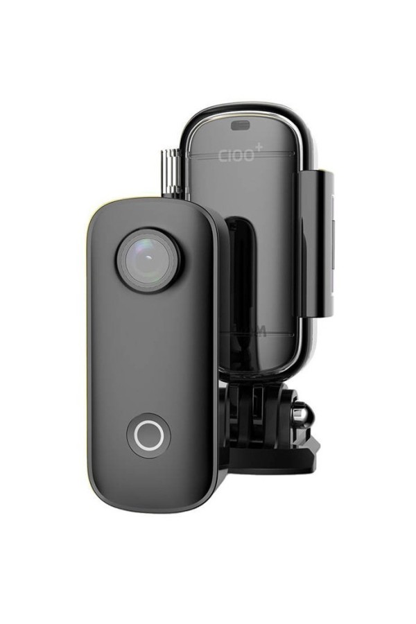 SJCAM mini action camera C100+, 4K, 15MP, Wi-Fi, αδιάβροχη, μαύρη
