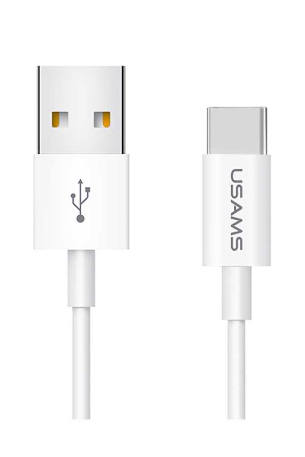USAMS καλώδιο USB-C σε USB US-SJ285, 10W, 1m, λευκό