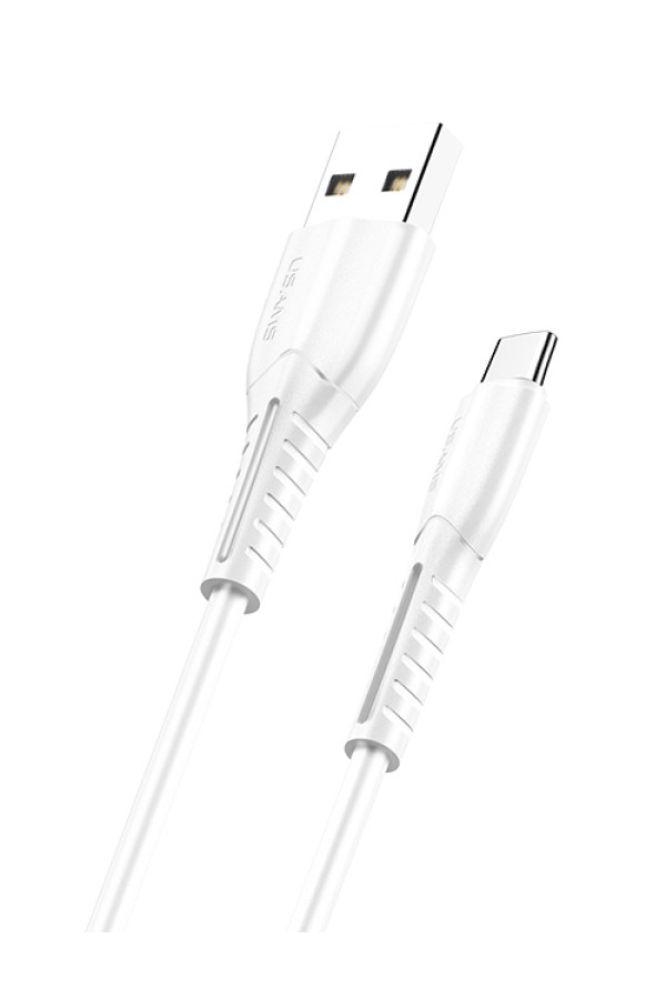 USAMS καλώδιο USB-C σε USB US-SJ366, 10W, 1m, λευκό
