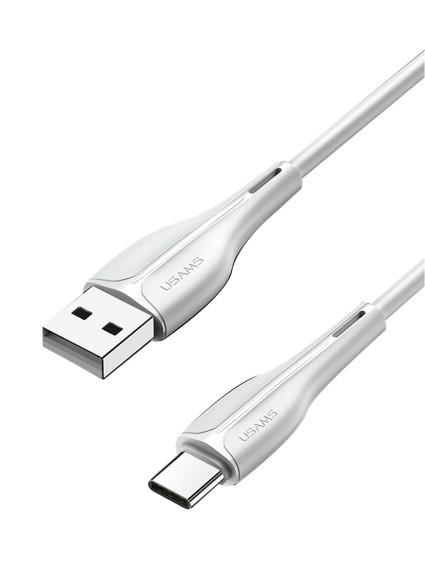 USAMS καλώδιο USB-C σε USB US-SJ372, 10W, 1m, λευκό