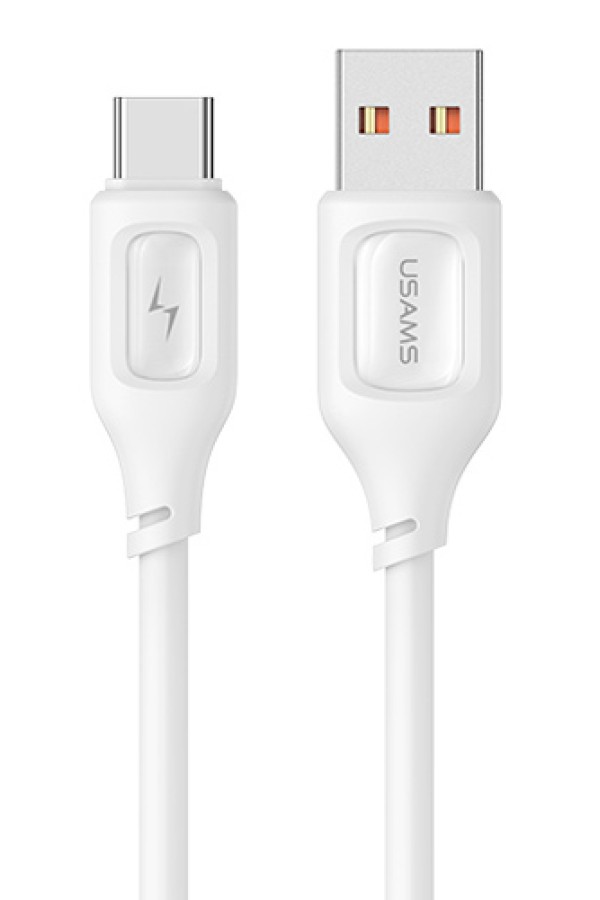 USAMS καλώδιο USB-C σε USB US-SJ619, 15W, 1m, λευκό