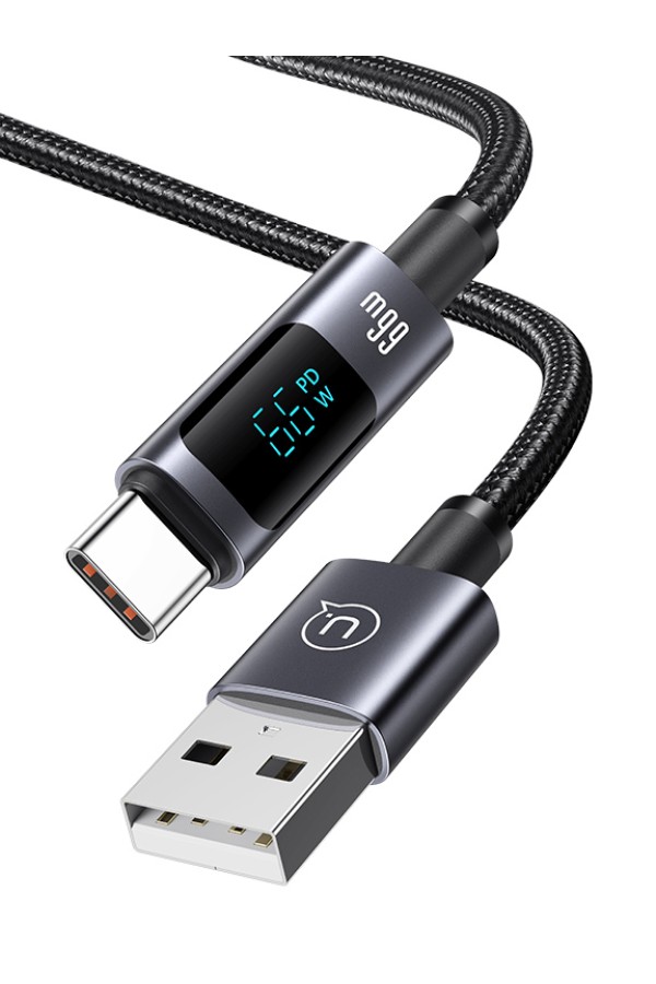 USAMS καλώδιο USB-C σε USB US-SJ673, 66W, 480Mbps, 1.2m, μαύρο
