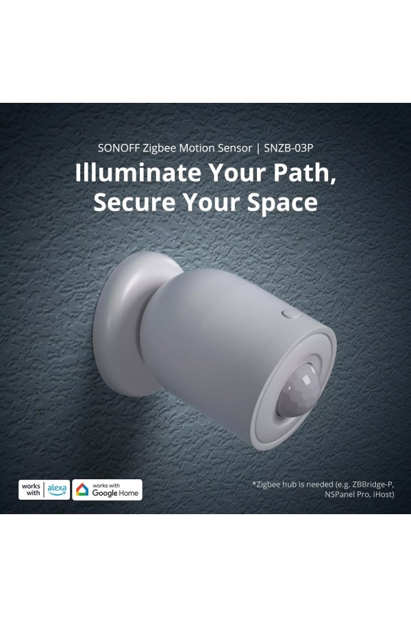 SONOFF smart ανιχνευτής κίνησης SNZB-03P, ZigBee, μπαταρίας, λευκός