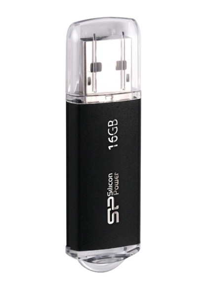 SILICON POWER USB Flash Drive Ultima II-I, 16GB, USB 2.0, μαύρο