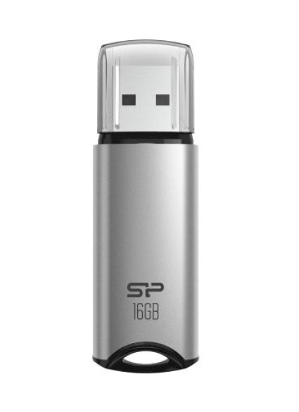 SILICON POWER USB Flash Drive Marvel M02, 16GB, USB 3.2, γκρι