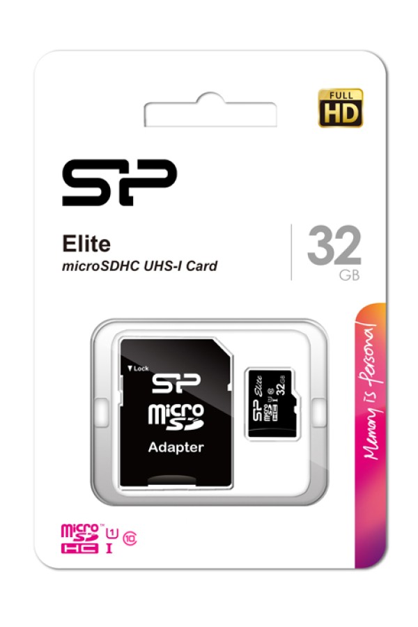 SILICON POWER κάρτα μνήμης Elite microSDXC UHS-1, 32GB, Class 10