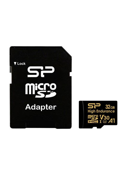 SILICON POWER κάρτα μνήμης microSDHC High Endurance, 32GB, Class 10 UHS-I U3 A1 V30