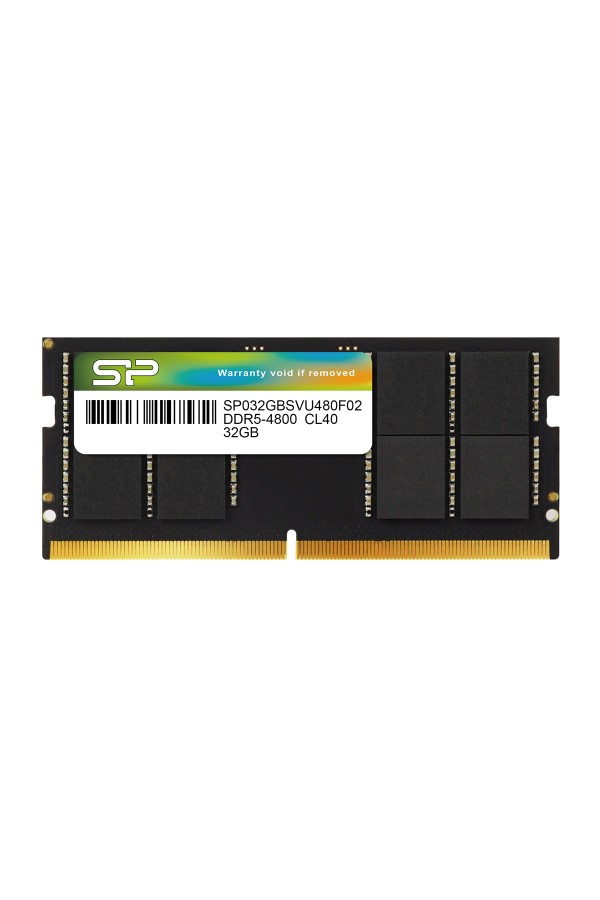 SILICON POWER μνήμη DDR5 SODIMM SP032GBSVU480F02, 32GB, 4800MHz, CL40