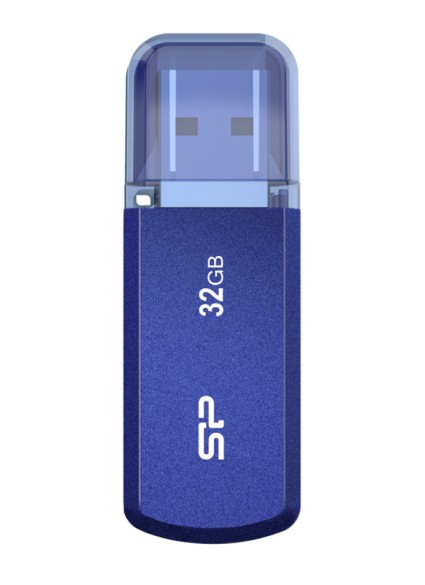 SILICON POWER USB Flash Drive Helios 202, 32GB, USB 3.2, μπλε