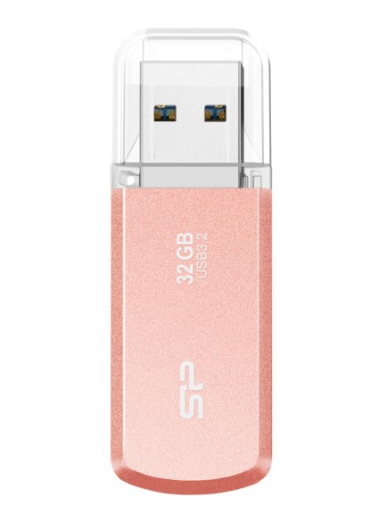 SILICON POWER USB Flash Drive Helios 202, 32GB, USB 3.2, ροζ χρυσό