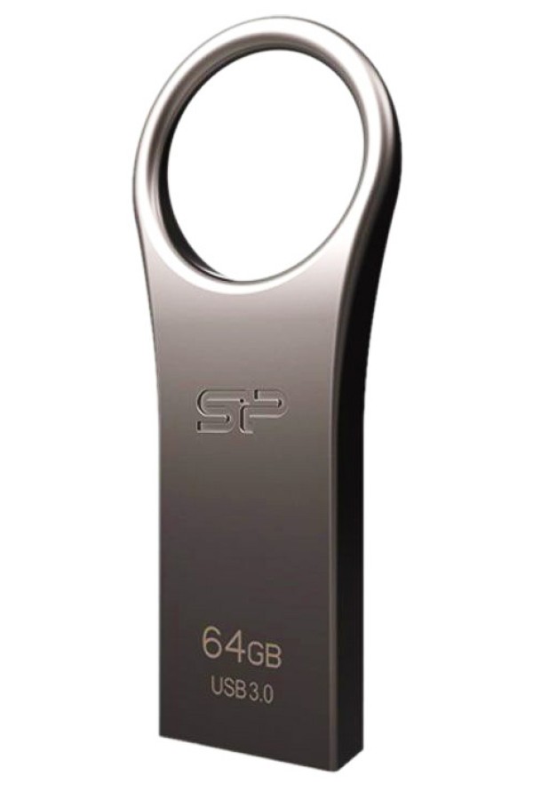 SILICON POWER USB Flash Drive Jewel 80, 64GB, USB 3.2, ασημί