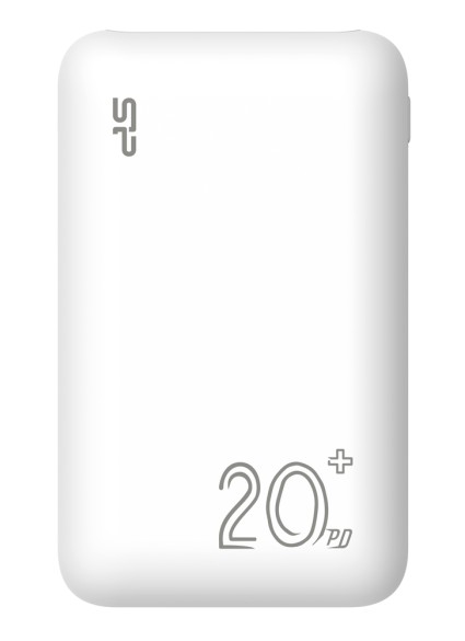 SILICON POWER power bank QS58, 1x USB-C & 2x USB, 20000mAh, 20W, λευκό