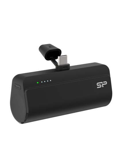 SILICON POWER power bank QD50, USB-C, 5000mAh, 20W PD, μαύρο