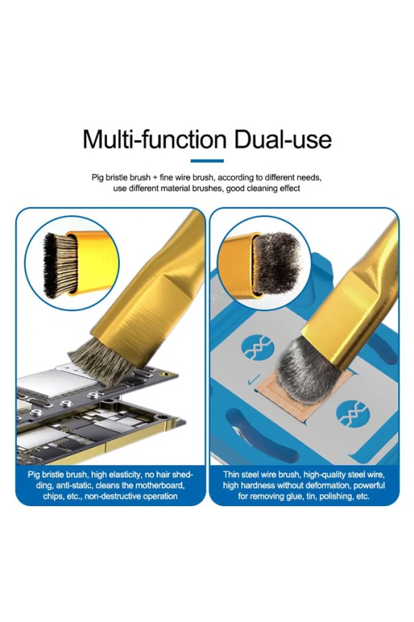SUNSHINE εργαλείο καθαρισμού SS-022D για επισκευές κινητών, 2x βούρτσες