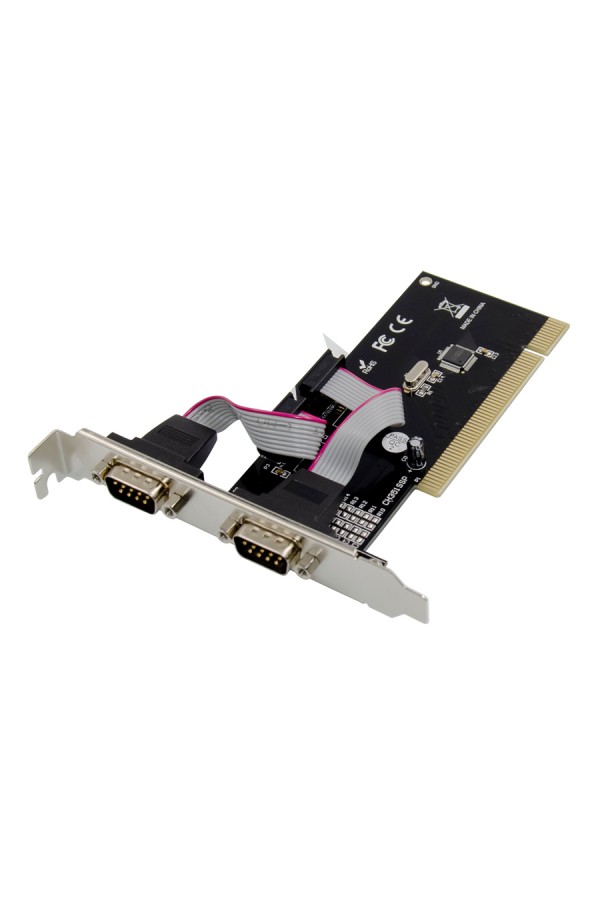 POWERTECH κάρτα επέκτασης PCI σε 2x serial ST320, WHC351Q