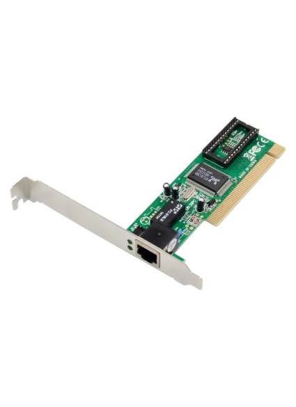 POWERTECH κάρτα επέκτασης PCI σε 1x RJ45 ST701, RTL8139D, 10/100Mbps