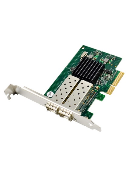 POWERTECH κάρτα επέκτασης PCIe σε Dual SFP ST722, 1000Mbps, JL82576EB