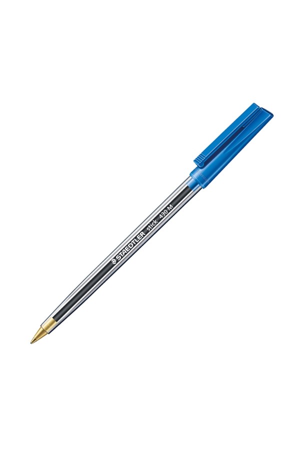 Στυλό Διαρκείας STAEDTLER 430 BALLPOINT M 1.0 mm (Μπλε) (430 M-3) (STAE43001)