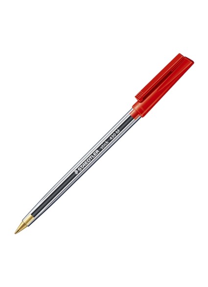 Στυλό Διαρκείας STAEDTLER 430 BALLPOINT M 1.0 mm (Κόκκινο) (430 M-2) (STAE43003)