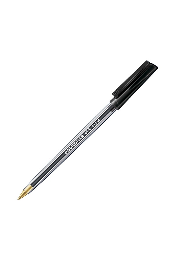 Στυλό Διαρκείας STAEDTLER 430  BALLPOINT M 1.0 mm (Μαύρο) (430 M-9) (STAE43004)