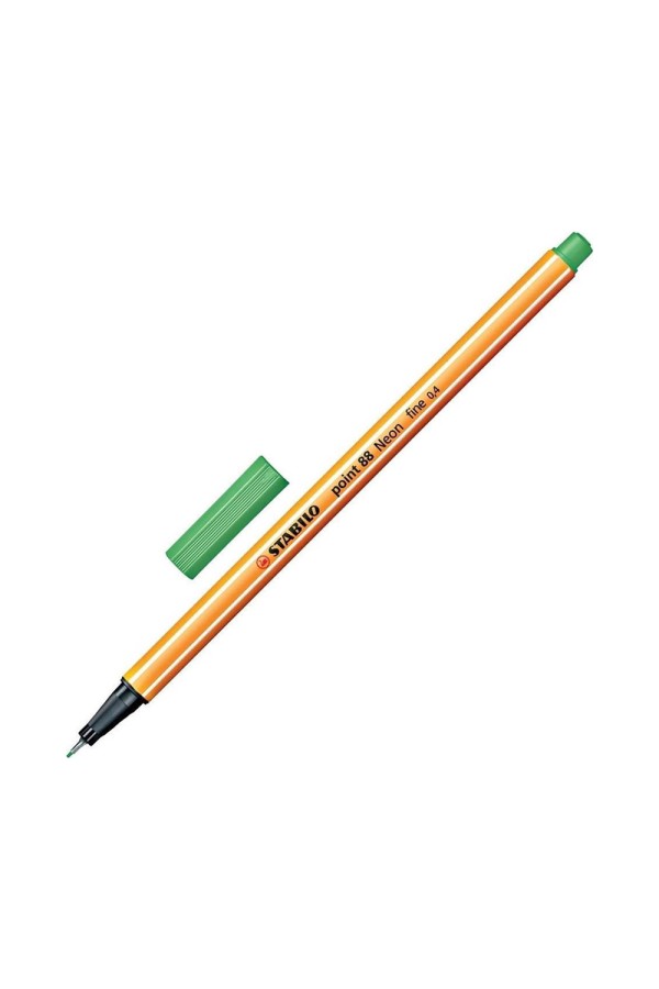 Μαρκαδόρος Σχεδίου STABILO Point 88 0.4 mm (Neon Green) (88/033)