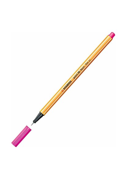 Μαρκαδόρος Σχεδίου STABILO Point 88 0.4 mm (Neon Pink) (88/056)