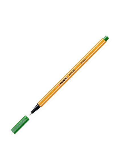 Μαρκαδόρος Σχεδίου STABILO Point 88 No.36 0.4 mm (Πράσινο) (88/36) (STB88/36GRN)