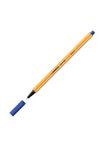 Μαρκαδόρος Σχεδίου STABILO Point 88 No.41 0.4 mm (Μπλε) (88/41) (STB88/41BL)