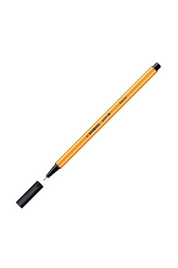 Μαρκαδόρος Σχεδίου STABILO Point 88 No.46 0.4 mm (Μαύρο) (88/46) (STB88/46BK)