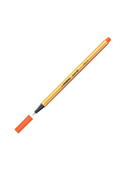 Μαρκαδόρος Σχεδίου STABILO Point 88 0.4 mm (Orange) (88/54)