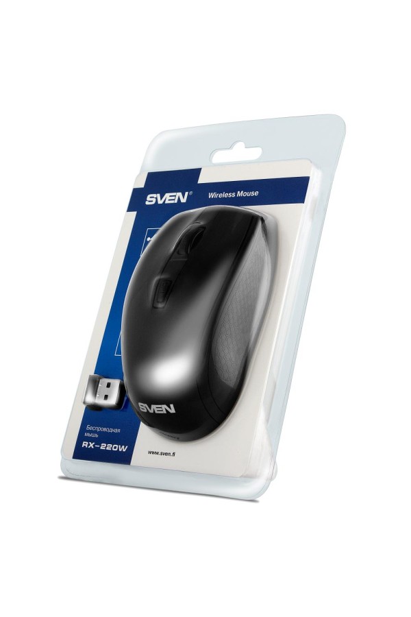 Sven Mouse RX-220W Black (SV-016227)