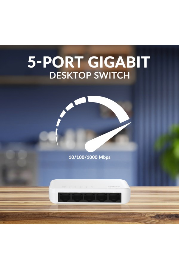 STRONG switch SW5000P, 5x Gigabit θύρες, 1000Mbps