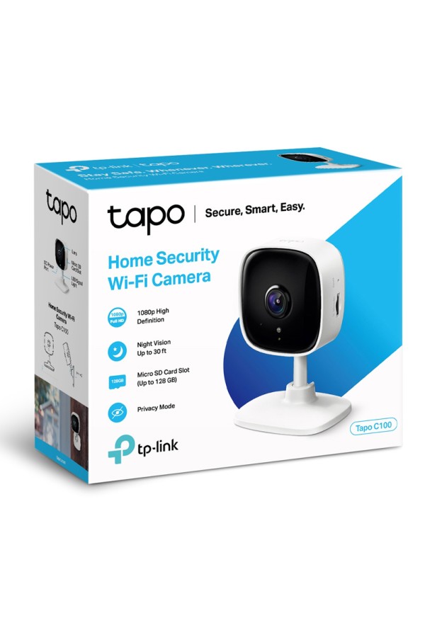 TP-LINK smart camera Tapo-C100 Full HD, Motion Detection, WiFi, Ver. 1.0