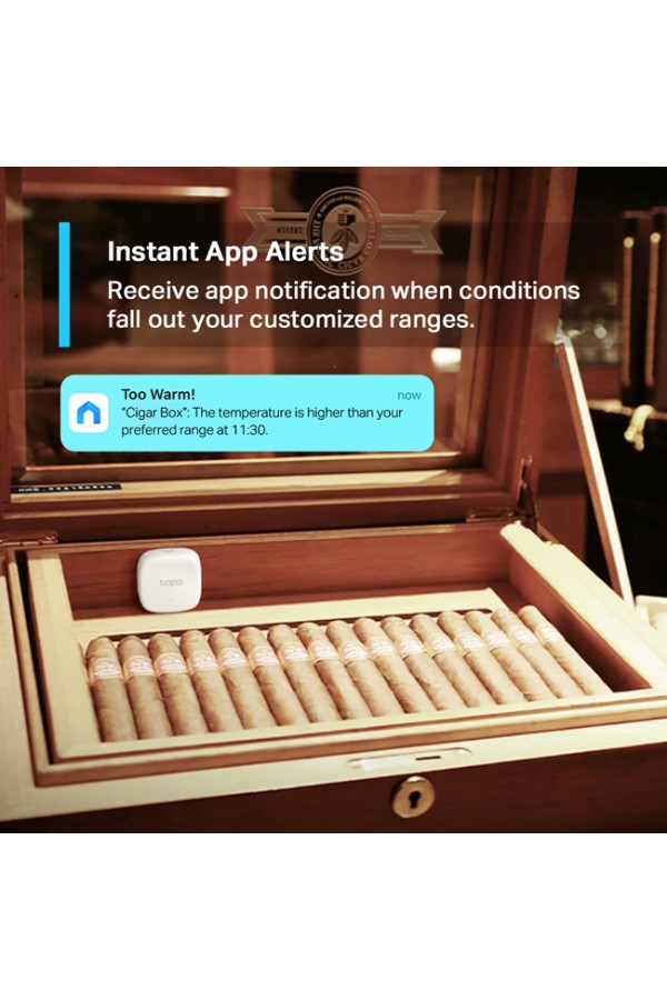 TP-LINK smart θερμόμετρο & υγρασιόμετρο Tapo T310, -20~60 °C, Ver 1.0