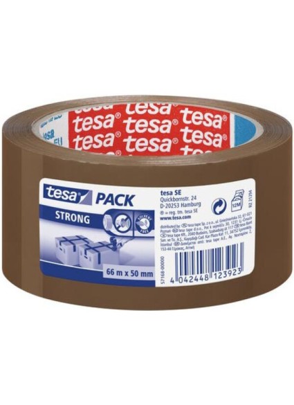 Tesa Ταινία Συσκευασίας 57168 Καφέ Αθόρυβη 50mm x 66m (TESA57168)