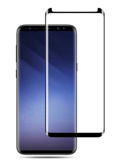 POWERTECH Tempered Glass 3D TGC-0076 Samsung S8 Plus, Full glue, μαύρο