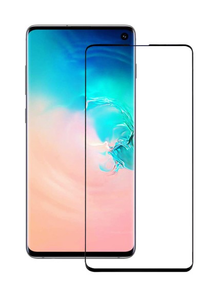 POWERTECH Tempered Glass 5D Full Glue για Samsung S10e, μαύρο