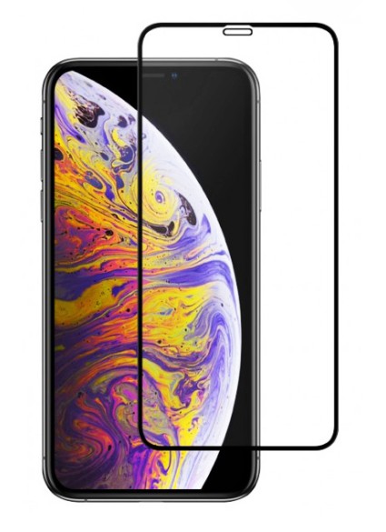 POWERTECH Tempered Glass 5D Full Glue TGC-0265 για iPhone X, μαύρο