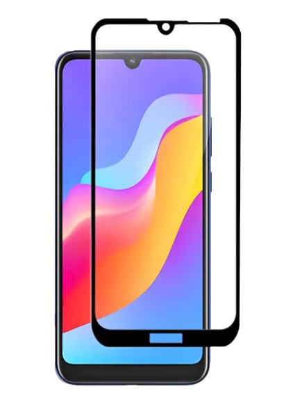 POWERTECH Tempered Glass 5D Full Glue, Huawei Y5/Pro/Prime 2019, μαύρο