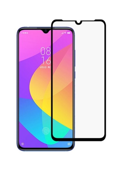 POWERTECH Tempered Glass 5D Full Glue, Xiaomi Mi CC9 Qualcomm, μαύρο