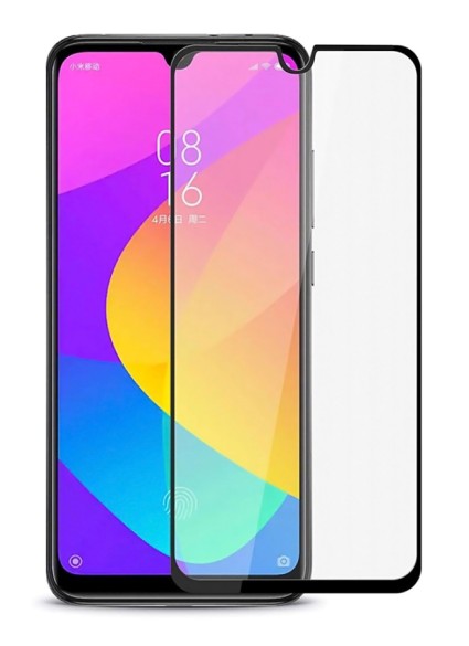 POWERTECH Tempered Glass 5D, Full Glue, Xiaomi Mi A3, μαύρο