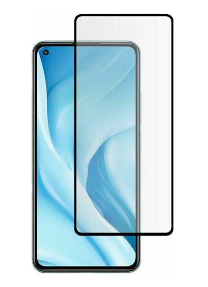 POWERTECH tempered glass 5D TGC-0523 για Xiaomi Mi 11 Lite 4G/5G, μαύρο