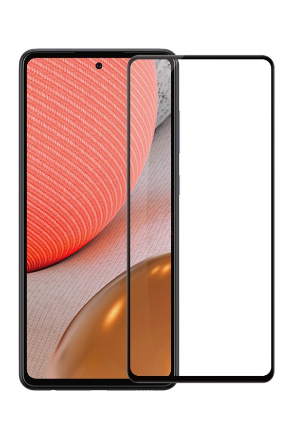 POWERTECH tempered glass 9H 5D TGC-0524 για Samsung Galaxy A72, μαύρο