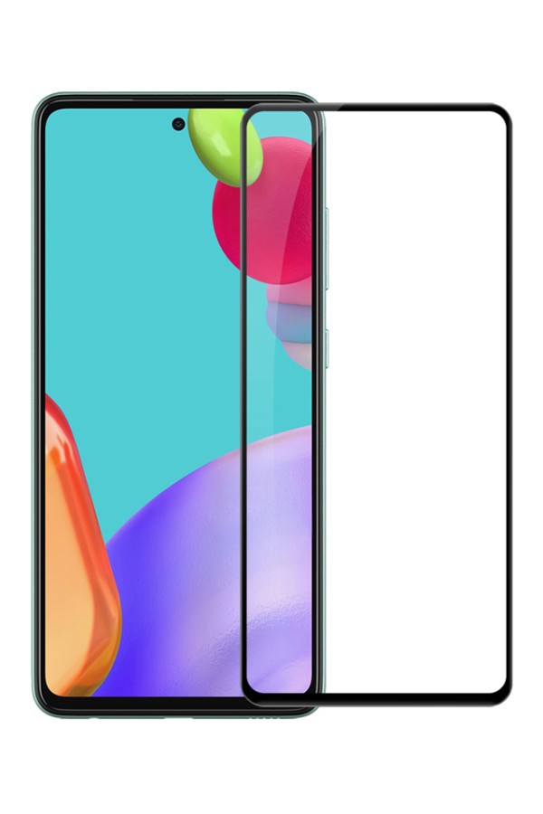 POWERTECH tempered glass 5D TGC-0525 για Samsung Galaxy A52 4G/5G, μαύρο