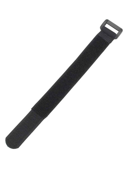 POWERTECH ιμάντας τύπου velcro TIES-024, 20x2cm, μαύρος, 10τμχ